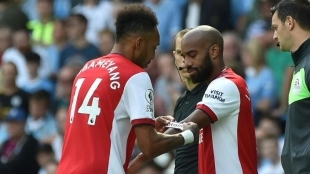 Aubameyang y Lacazzete piden salir del Arsenal lo más pronto posible