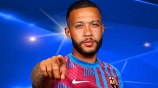 OFICIAL: El Barcelona firma a Memphis Depay. Foto: FC Barcelona