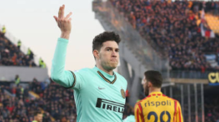 "El Barça no pierde de vista a Bastoni . Foto: Getty Images"