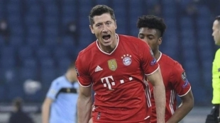 Lewandowski podría fichar por el club blanco el próximo verano. Foto: Getty