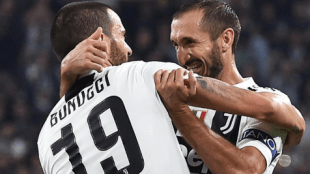 Bonucci no es el mismo sin Chiellini "Foto: Mundo Deportivo"