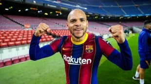 El danés saldrá del Barça en los próximos días. Foto: @FCBarcelona