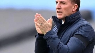 Brendan Rodgers, otro nombre que aparece en la agenda del FC Barcelona "Foto: Daily Star"