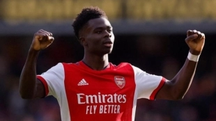 El Arsenal quiere renovar a Bukayo Saka a toda costa