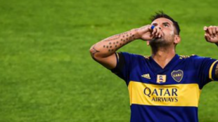Edwin Cardona y su futuro, que parece lejos de Boca Juniors "Foto: TyC Sports"