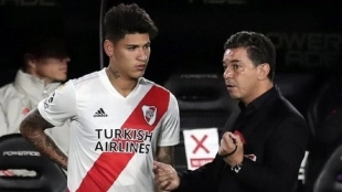Jorge Carrascal le comunica a Gallardo que se va en verano