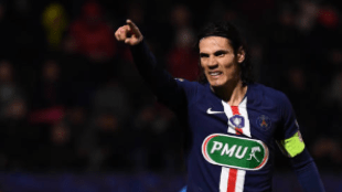"Cavani sigue deshojando la margarita. Foto: Getty Images"