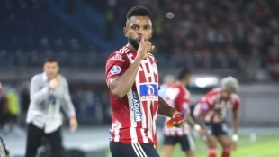 Miguel Borja abandonará Junior de Barranquilla. Foto: Marca Claro Colombia