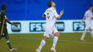 Chicharito sigue buscando la felicidad en el Galaxy. Foto: Goal.com