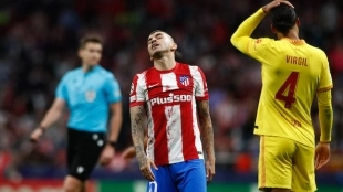 Y, de repente, Ángel Correa desapareció. 