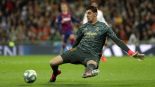 Courtois vuelve al Real Madrid lesionado / RTVE.es