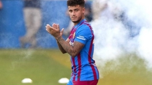 Coutinho 'pasa' de la Lazio. Foto: FC Barcelona Noticias