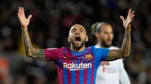 Dani Alves, actual jugador del F.C. Barcelona: EFE.