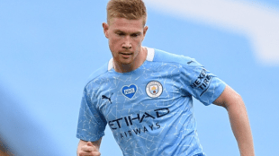 Kevin De Bruyne, el gran olvidado en el top mundial "Foto. AS"