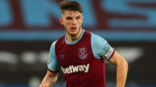 "Fichajes United: Crece la opción Declan Rice./ Foto: Man Utd Core"