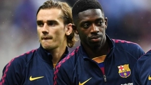 El PSG quiere a Dembélé y Griezmann como intercambio por Neymar. Foto: FCB noticias