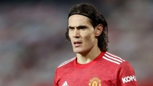 El Barcelona ya negocia por Edinson Cavani. Foto: The Guardian