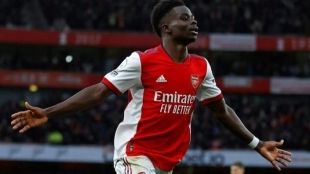 El Arsenal quiere blindar a Saka / Besoccer.com