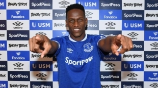 El Everton pone precio a Yerry Mina / Skysports.com