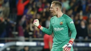 Marc-André ter Stegen se encuentra lejos de su mejor nivel. Foto: Getty