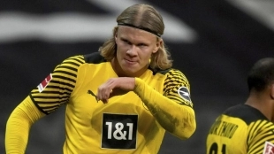 Erling Haaland podría aterrizar en España muy pronto. Foto: Getty