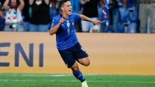 Giacomo Raspadori ya ha debutado con la selección absoluta de Italia. Foto: Getty