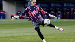 El Cádiz pide la cesión de Lunin