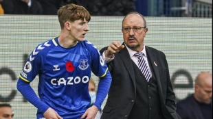 El Everton de Benítez sigue de cerca a una de las estrellas de la Ligue 1