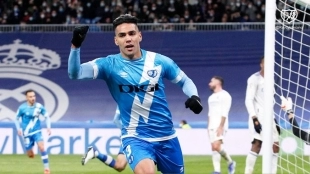 Falcao, un año más en Vallecas. Foto: @RayoValecano