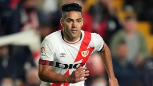 Radamel Falcao, jugador del Rayo Vallecano: EFE.