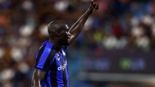 El belga lleva lesionado desde finales de agosto. Foto: @Inter