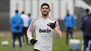 Gonçalo Guedes ya estuvo a punto de salir el pasado verano. Foto: Valencia CF