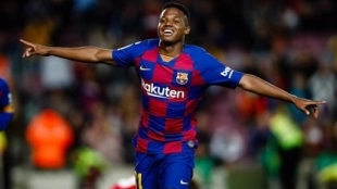 Ansu Fati, el estandarte de La Masía en el primer equipo del FC Barcelona. Foto: Getty