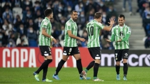 El Real Betis sigue vivo en tres competiciones. Foto: Getty