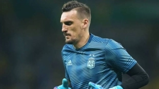 River Plate sella la renovación de Franco Armani "Foto: AS"