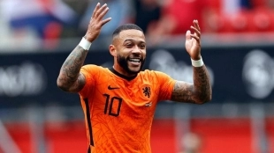 El futuro de Memphis Depay sigue en el aire - Foto: FC Barcelona Noticias