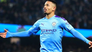 Gabriel Jesús no termina de dar el salto en el Manchester City "Foto: AS"