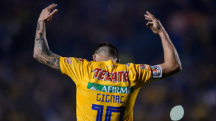 "Tigres sigue disfrutando de la eterna juventud de Gignac. Foto: Getty Images"