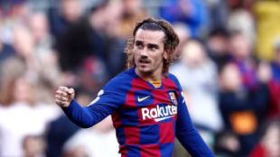 "El momento de Antoine Griezmann. Foto: Getty Images"