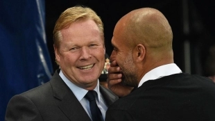 Guardiola defiende el trabajo de Koeman en el Barcelona / FCBarcelonanoticias.com