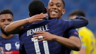 Barcelona y United negocian un intercambio entre Dembélé y Martial