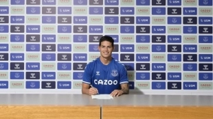 OFICIAL: James Rodríguez, nuevo jugador del Everton