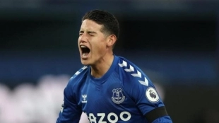 James Rodríguez financiará dos fichajes más en el Everton "Foto: Mundo Deportivo"