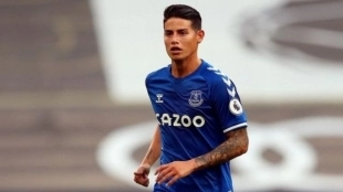 James Rodríguez muy cerca de marcharse del Everton / Evertonfc.com