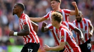 Ivan Toney, gran goleador del Brentford. Foto: 24 Noticias