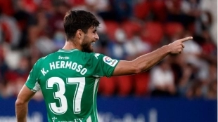 El excelente debut de Kike Hermoso con el Real Betis que invita a la ilusión "Foto: ABC de Sevilla"