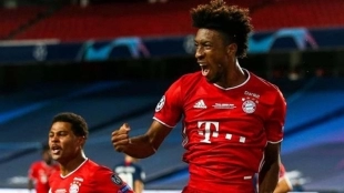 Kingsley Coman en el punto de mira de la Premier League / depor.com
