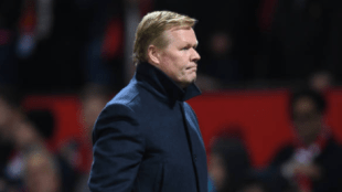 "Koeman, el gran señalado de la Supercopa./ Foto: Getty Images"