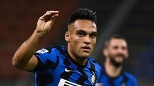 Lautaro Martínez se aleja del Barça