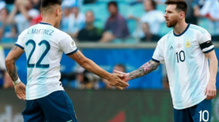 Lautaro Martínez, un atisbo de esperanza a la dependencia de Messi "Foto: Marca"